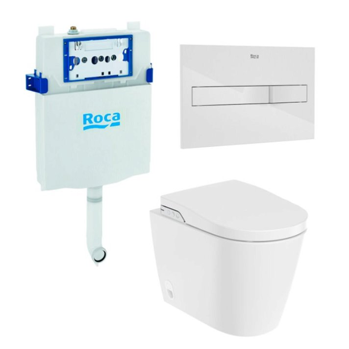 Ensemble Smart One Toilet Rimless In-Wash Inspira ROCA