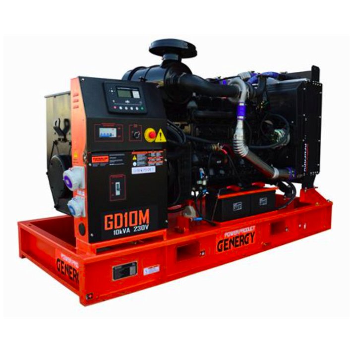 Gerador 8000W GD10M Open Diesel Genergy