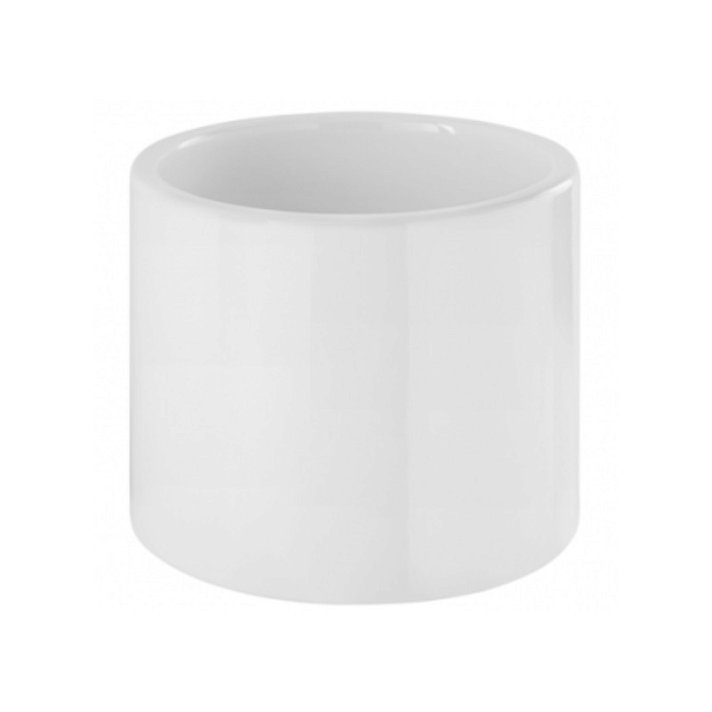 Vasque à poser de forme ronde pour salle de bains de 40 cm avec finition blanche UNU Unisan