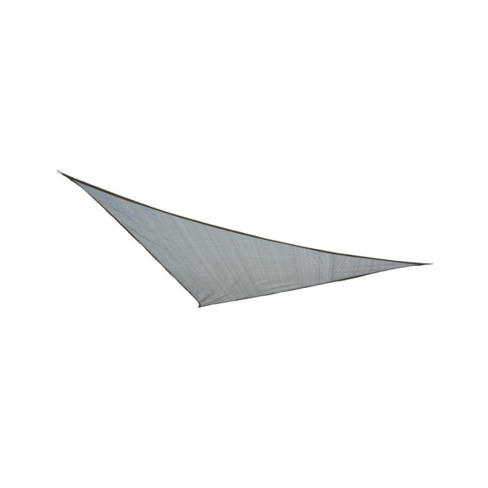 Toldo vela triángulo polietileno 3x3x3m gris Outsunny