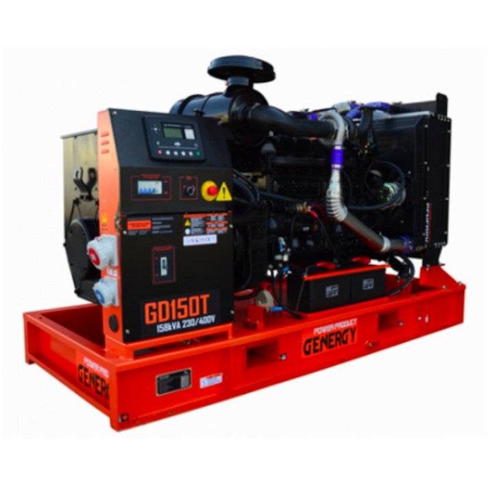Gerador 123000W GD150T Open Diesel Genergy