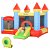Castillo hinchable para niños con tobogán de tela oxford y poliéster en acabado de varios colores Outsunny
