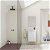 Ensemble de salle de bains finition blanc brillant de 45 cm de large Mika Amizuva