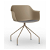 Pack de chaises araignée couleur sable avec tissu couleur taupe Shape Resol
