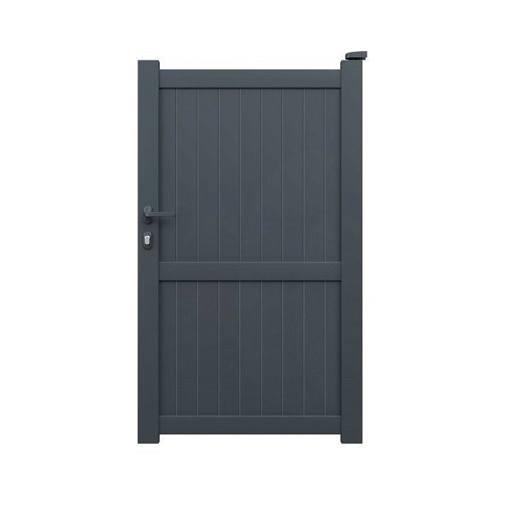 Puerta de aluminio resistente a medida con un color personalizable Irun Gardengate