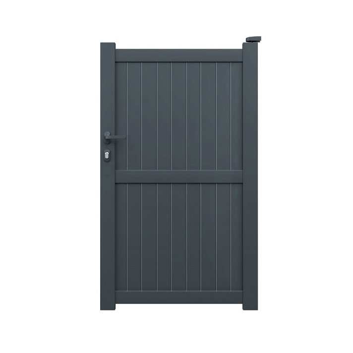 Puerta de aluminio resistente a medida con un color personalizable Gavá Gardengate