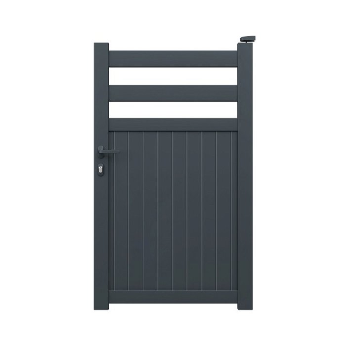 Puerta de aluminio resistente a medida de un color personalizable Adra Gardengate