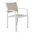 Cadeira de alumínio para exteriores de cor cinzenta IberoDepot