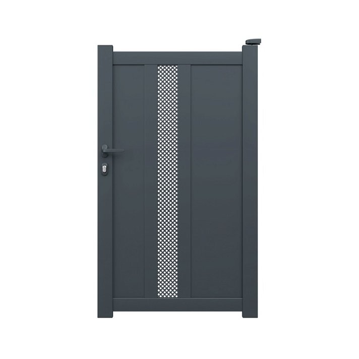 Puerta de aluminio resistente a medida con un color personalizable Sada Gardengate