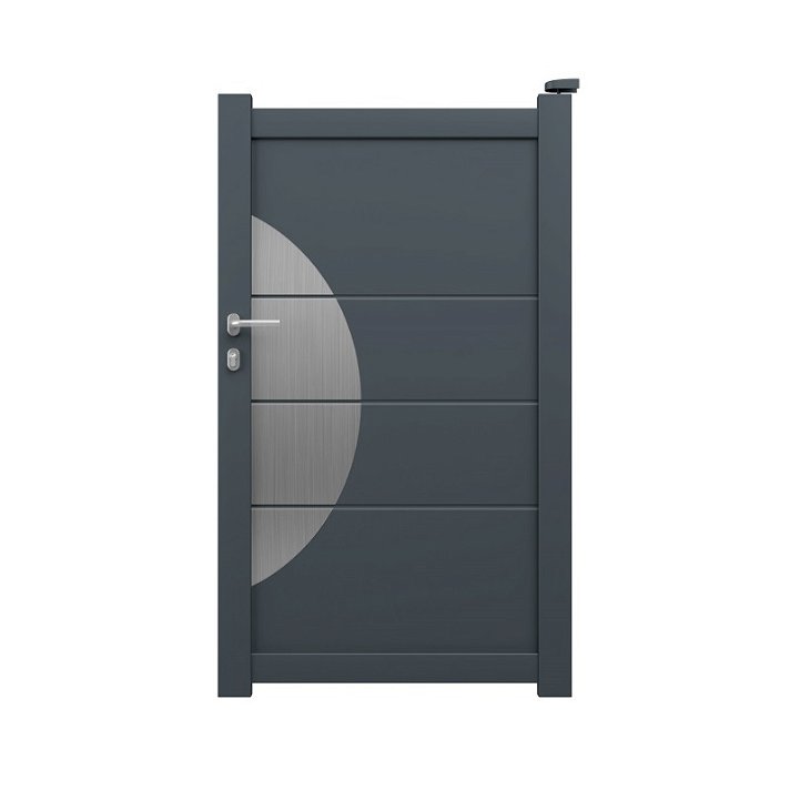 Puerta de aluminio resistente a medida con un color personalizable Ames Gardengate