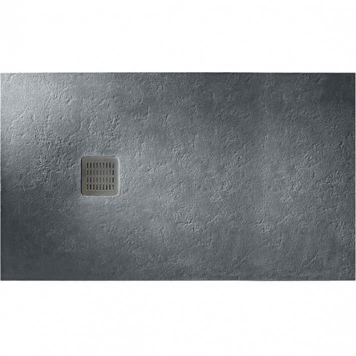Plato de ducha 160x90cm gris pizarra Terran Roca