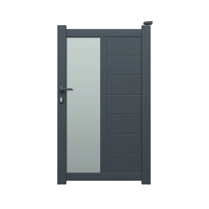 Puerta de aluminio resistente a medida con un color personalizable Noya Gardengate