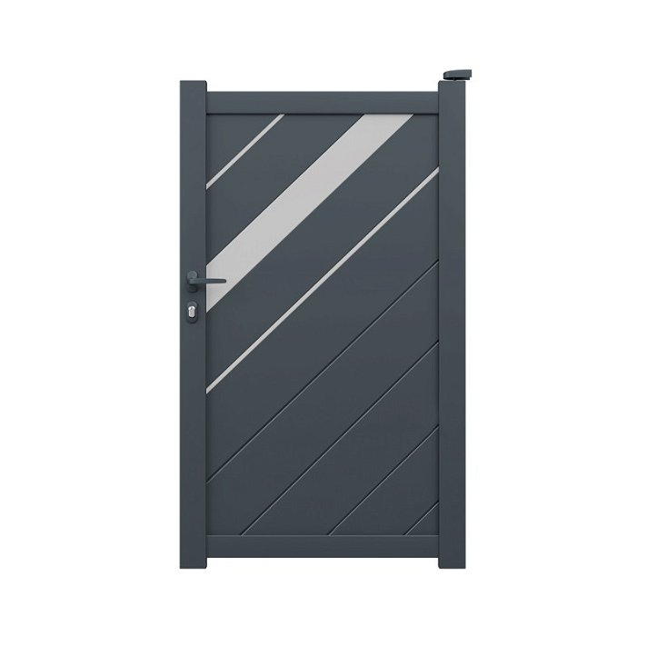 Puerta de aluminio resistente a medida con un color personalizable Reus Gardengate