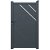 Puerta de aluminio resistente a medida con un color personalizable Telde Gardengate