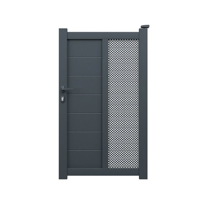 Puerta de aluminio resistente a medida con un color personalizable Coria Gardengate