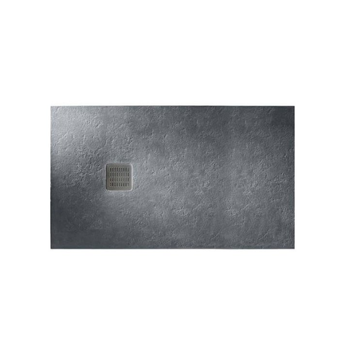 Piatto doccia ultrasottile di Stonex grigio ardesia Terran Roca