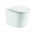 WC compact avec double sortie et technologie Rimless avec finition blanche Turin Aquore