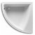 Bañera angular de 135 cm fabricada en acrílico de color blanco Easy Angular Roca