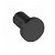 Crochet pour salle de bains de 3 cm de diamètre fabriqué en laiton avec finition de couleur noire Max TRES