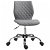 Cadeira de escritório ergonómica de linho cinza Vinsetto