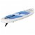 Prancha de paddle surf insuflável de cor azul e branco HomCom