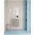 Ensemble de salle de bains avec vasque et miroir carré 45x60x25 cm Élégance Royo