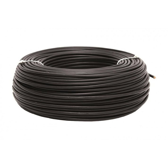 Câble électrique H07V-K noir Cofan