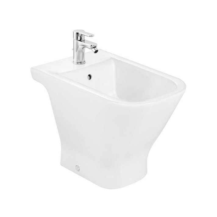Roca The Gap white porcelain bidet with one taphole 35cm
