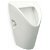 Urinario con entrada posterior de 32,5 cm fabricado en porcelana de color blanco Chic Roca