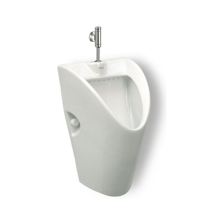 Urinario con entrada superior de 32,5 cm fabricado en porcelana de color blanco Chic Roca