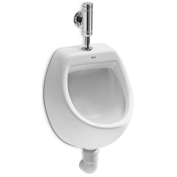 Urinal 30 cm aus Porzellan in Weiß empfohlen für öffentliche Einrichtungen Mini von Roca