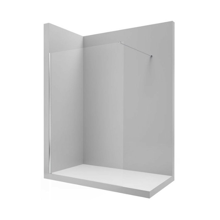 Roca Ura fixed shower panel made of tempered glass