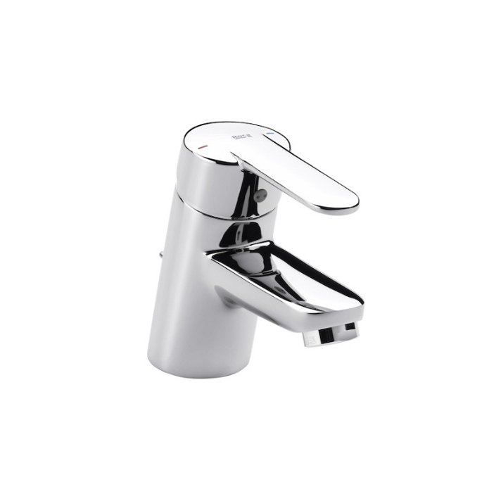Roca Victoria single-handle wash-basin tap 10.3cm with pop-up waste and chrome finish