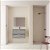 Mueble de baño con lavabo gris arenado 80cm Suki Amizuva