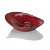 Vasque à poser sur plan de 53 cm avec bonde de vidage et de couleur rouge MORFYS Unisan