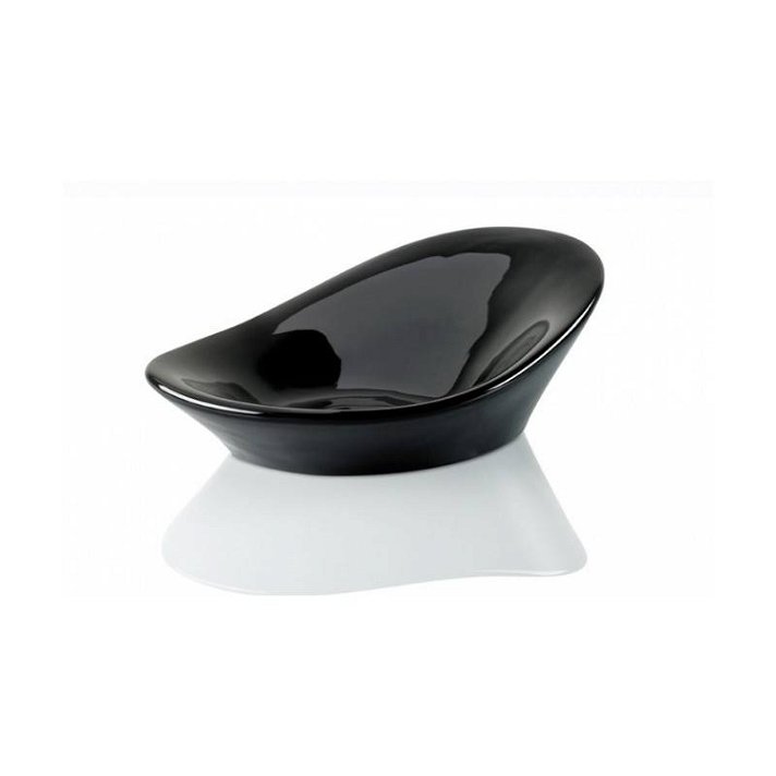 Vasque à poser sur plan de 53 cm avec bonde de vidage et de couleur noire MORFYS Unisan