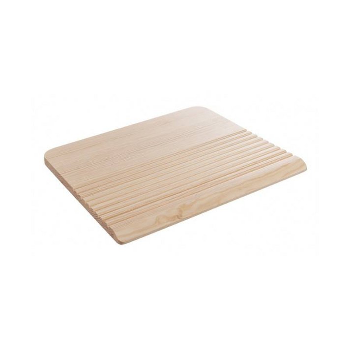 Planche pour bac à laver de 52x45 cm fabriquée en bois avec finition marron Blink 65 Unisan