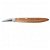 Cuchillo de talla en madera de cerezo con hoja pulida de 55 mm de largo Kerb 14 Pfeil