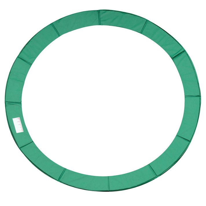 Cobertura de proteção de borda para trampolim redonda 366 cm de cor verde HomCom