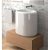 Mueble de baño de 60 cm de melamina con un acabado en color cherry roman STATUS Unisan