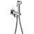 Roca Be Fresh wall-mounted bidet shower set with two outlets and a chrome finish