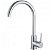 Imex Lyon tall single-handle kitchen tap with curved spout made of chrome-plated brass
