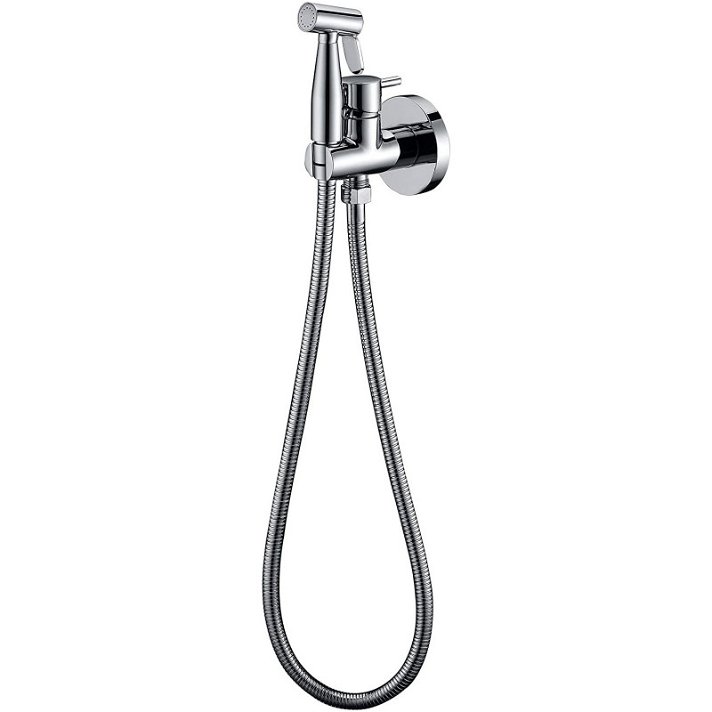 Imex Munich toilet shower made of brass with a chrome finish
