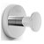 Roca Twin wall-mounted bathroom hook made of metal with a gloss finish 5cm