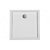 Receveur de douche carré de 75 cm en acrylique de couleur blanche Mosaïque Unisan