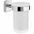 Roca Victoria wall-mounted tumbler holder and tumbler made of metal and glass 7.6cm