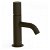 Grifo monomando para lavabo con caño de 14 cm fabricado de latón con acabado de color negro bronce Study TRES