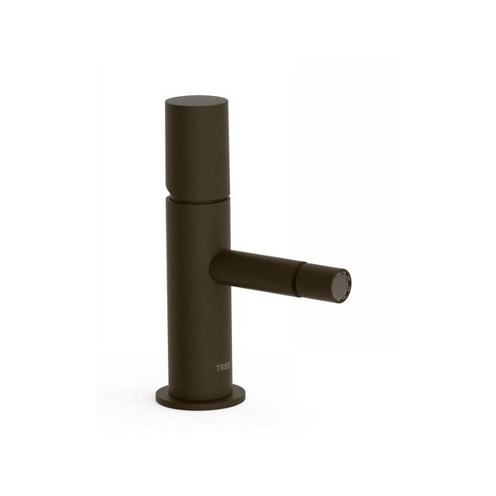Robinet mitigeur pour bidet avec connexion G3/8 finition de couleur noir bronze Study TRES