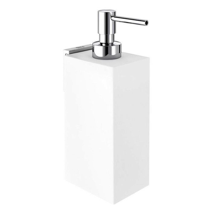 Dispenser di sapone per installazione a parete di 5,5 cm di colore bianco Rubik Roca