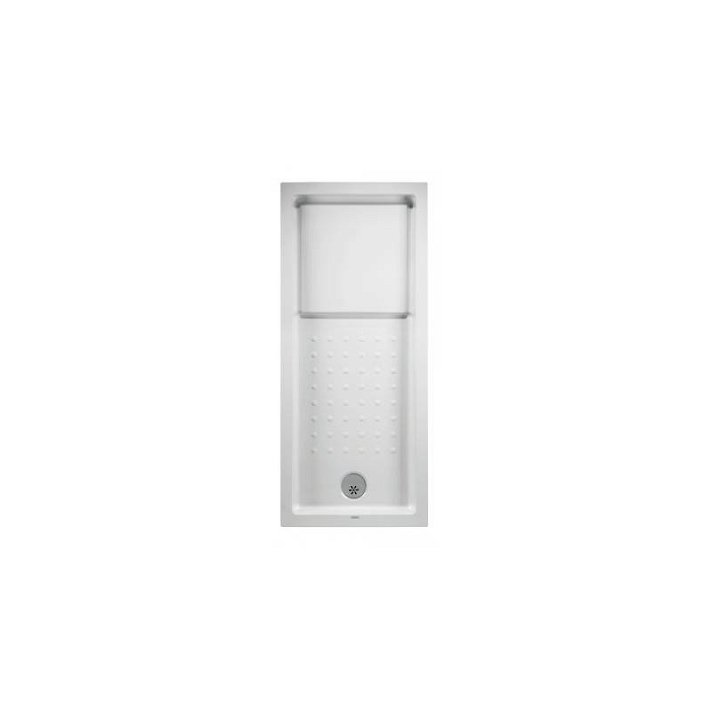 Receveur de douche de 170 cm fabriqué en acrylique de couleur blanche Strado Unisan